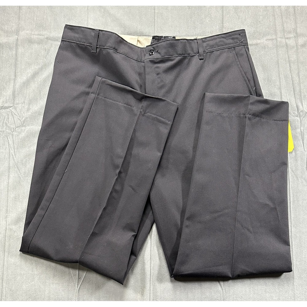 Red Kap Touchtex II Slacks Pants Men's 42x31 Black Workwear Uniform NEW